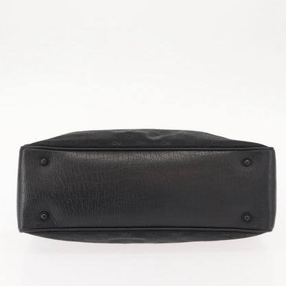 Gucci Vintage Bamboo Handle Bag Canvas, BLACK, CANVAS, Tote bag