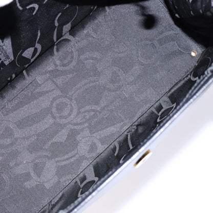 Salvatore Ferragamo Vala Shoulder Bag Leather, BLACK, LEATHER, Tote bag