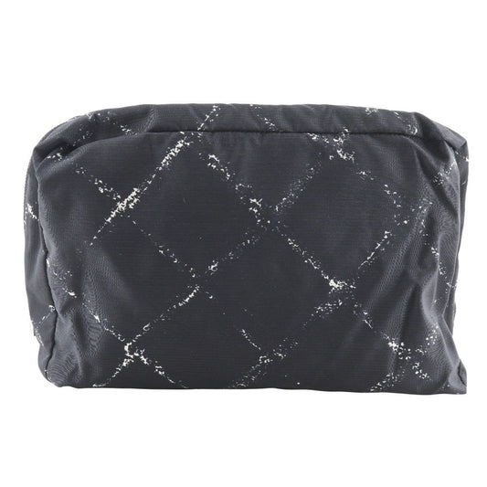 Chanel Travel line pouch Nylon, BLACK, NYLON, Travel bag