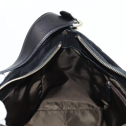 Bvlgari Chandra Top Handle Bag Leather, BLACK, LEATHER, Shoulder bag