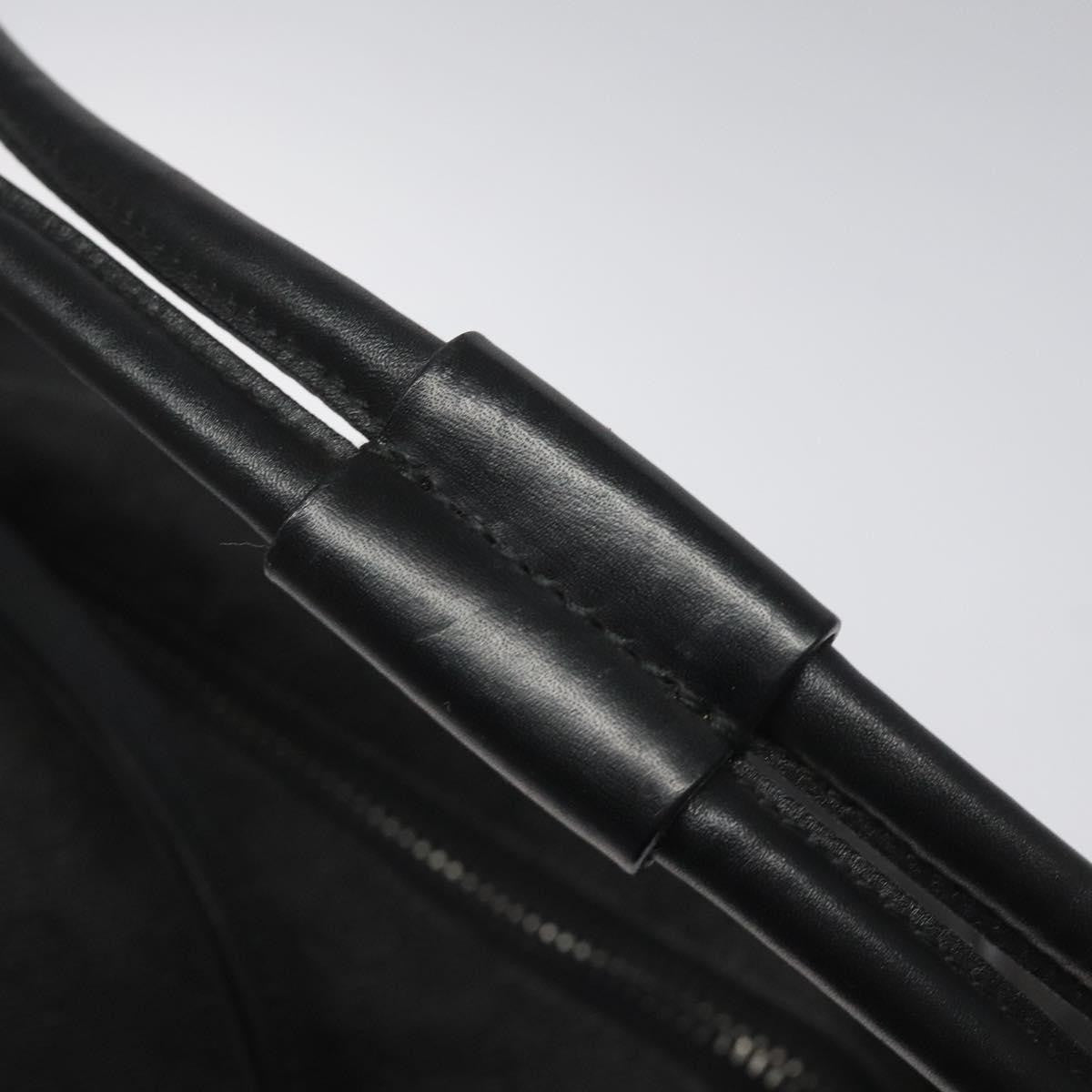 Gucci Vintage Shoulder Bag GG Canvas and Leather, BLACK, CANVAS, Shoulder bag