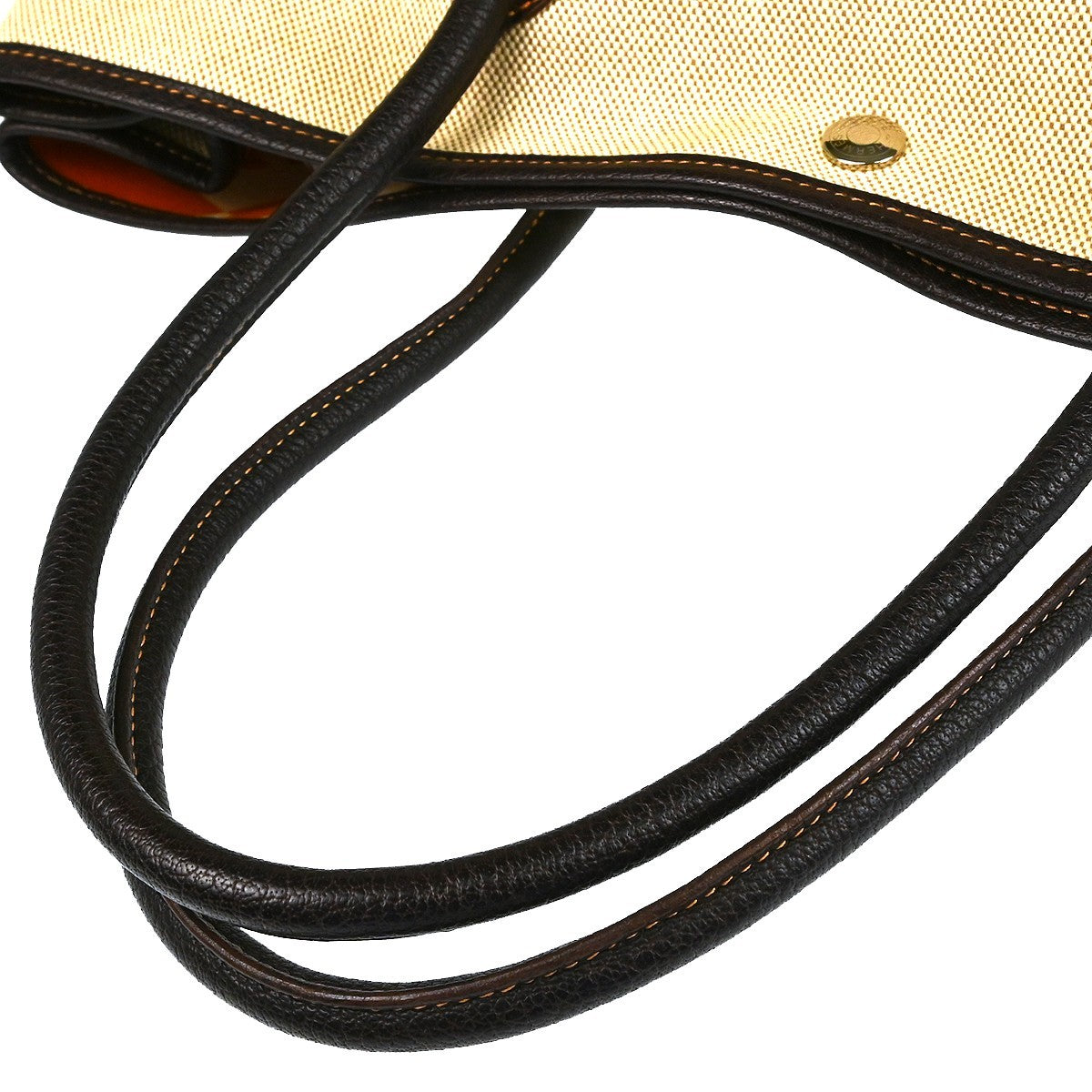 Hermes Optical H Garden Party Tote Toile and Leather, BEIGE, CANVAS, Tote bag