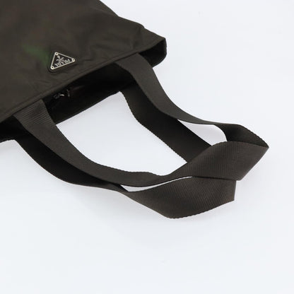 Prada Vintage Zip Tote Tessuto, KHAKI, NYLON, Tote bag