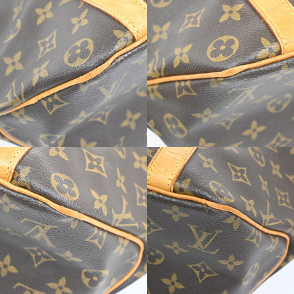 Louis Vuitton Shopping Sac Handbag Monogram Canvas, BROWN, CANVAS, Tote bag