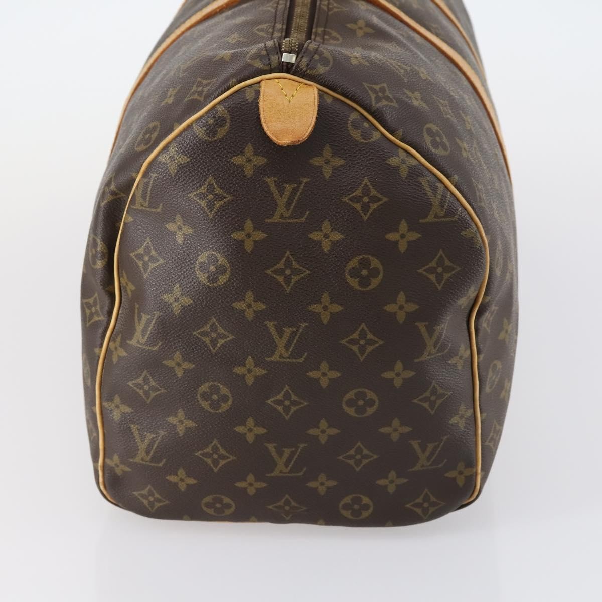 Louis Vuitton Keepall Bag Monogram Canvas, BROWN, CANVAS, Travel bag
