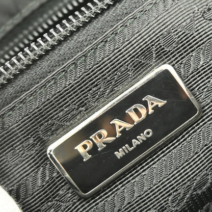 Prada Front Pocket Messenger Bag Tessuto, BLACK, NYLON, Crossbody bag