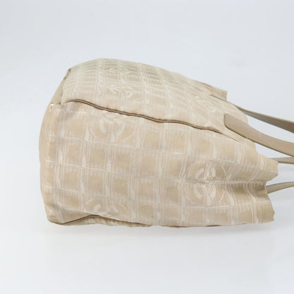 Chanel Travel Line Tote Nylon, BEIGE, NYLON, Tote bag