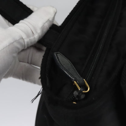 Prada Logo Bow Tote Tessuto, BLACK, NYLON, Tote bag