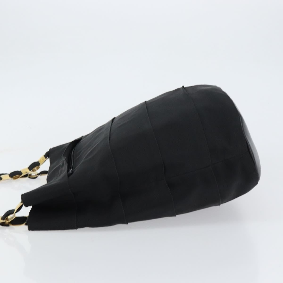 Salvatore Ferragamo Vala Shoulder Bag Canvas, BLACK, CANVAS, Shoulder bag