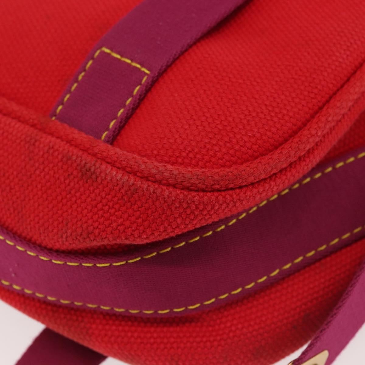 Louis Vuitton Antigua Besace Messenger Bag Canvas, RED, CANVAS, Shoulder bag