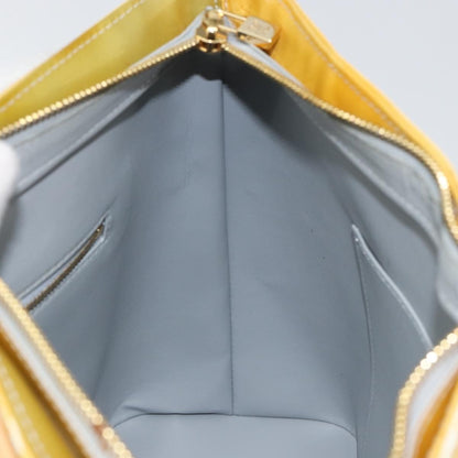 Louis Vuitton Houston Handbag Monogram Vernis, YELLOW, PATENT_LEATHER, Tote bag