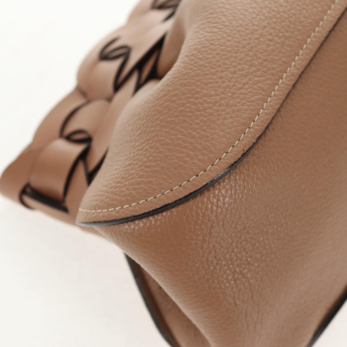 Chloe Darryl Clutch Leather, BEIGE, LEATHER, Clutche & pouche