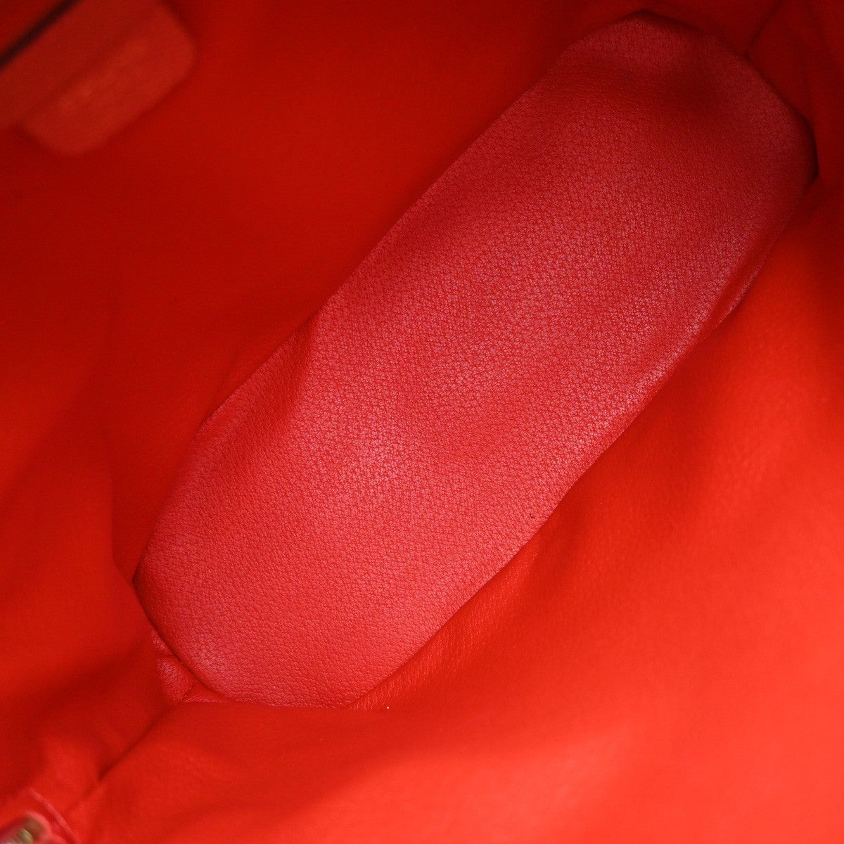Celine Vintage Convertible Bowler Bag Leather, Red, Leather, Handbag