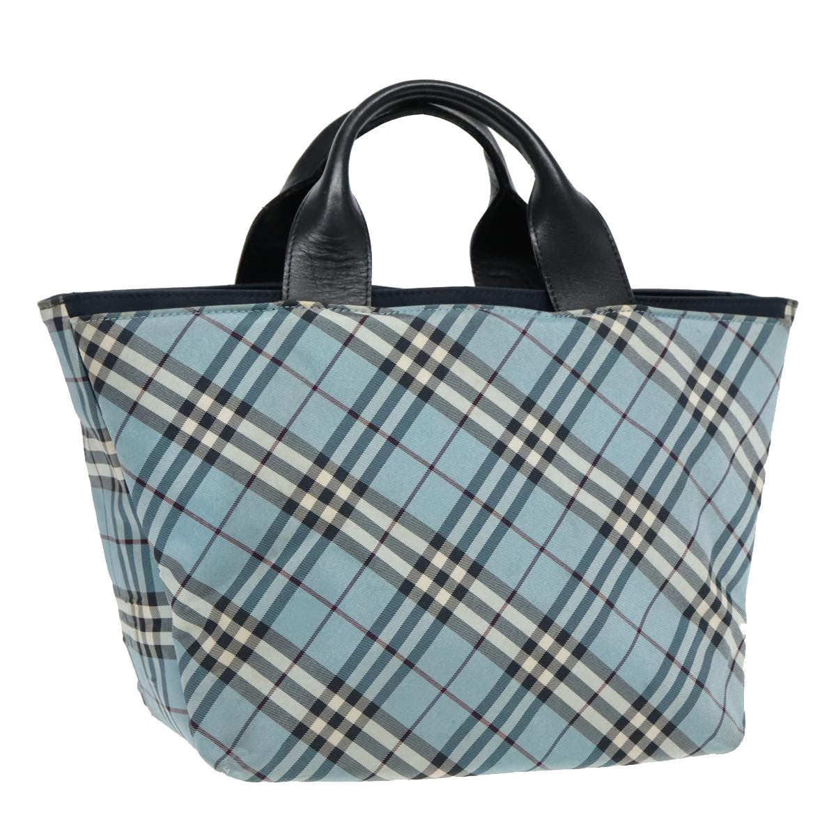 Burberry Nova Check Tote Nylon, BLUE, NYLON, Tote bag