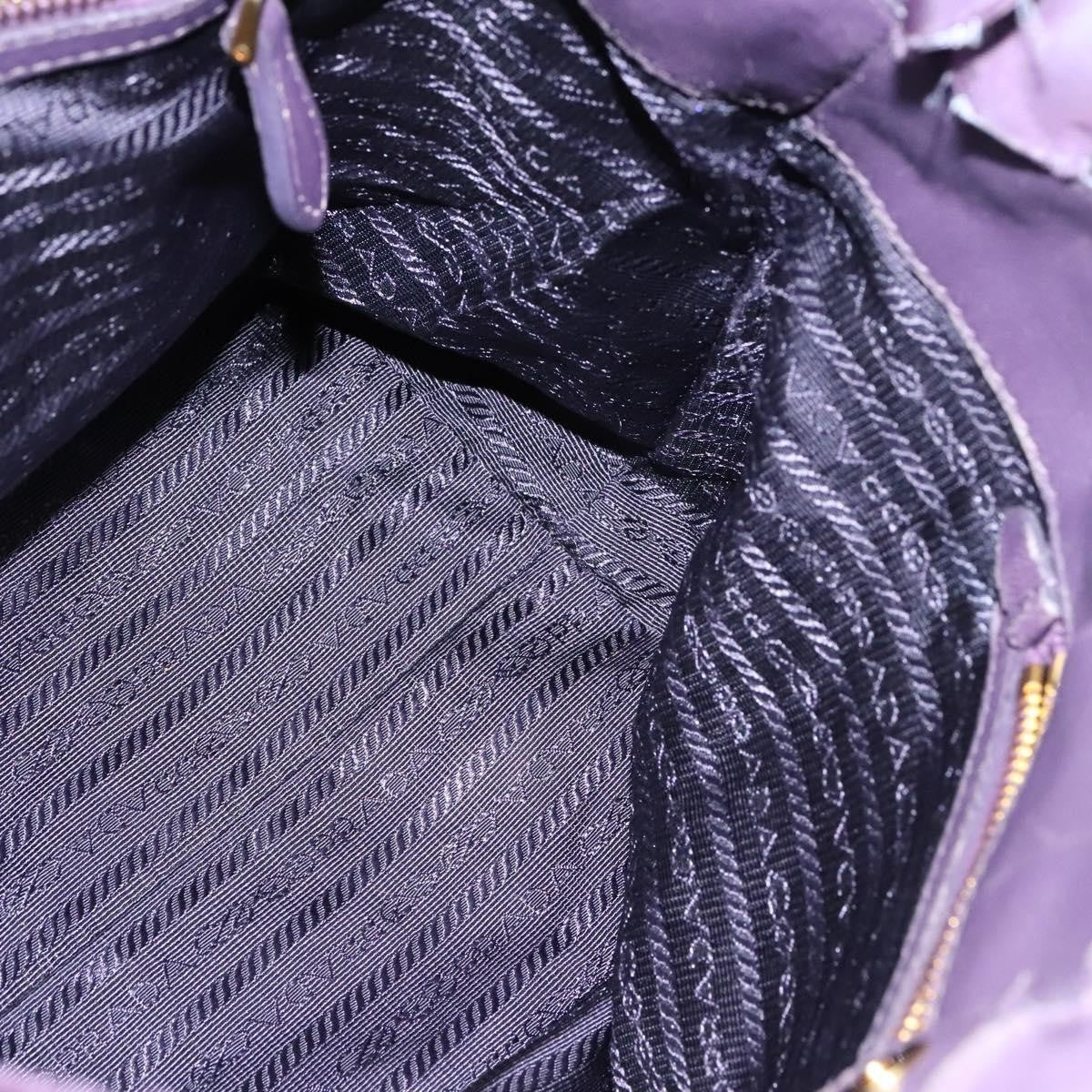 Prada Gaufre Convertible Tote Tessuto, PURPLE, NYLON, Tote bag