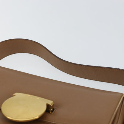 Salvatore Ferragamo Vintage Handbag Leather, BROWN, LEATHER, Handbag