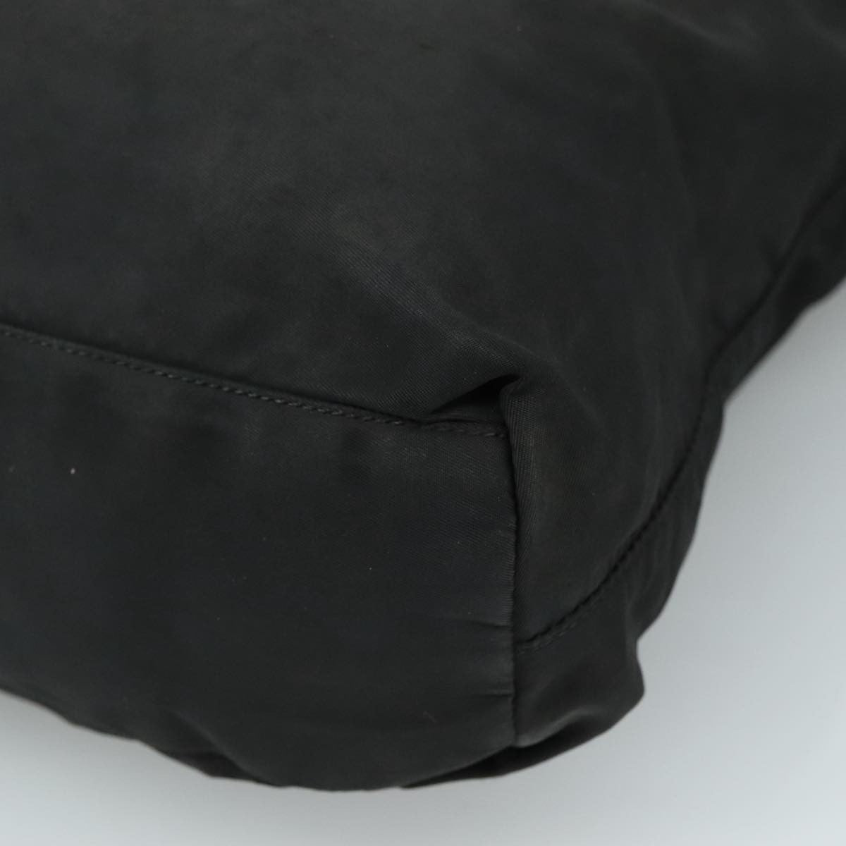 Prada Flat Messenger Bag Tessuto, BLACK, NYLON, Shoulder bag