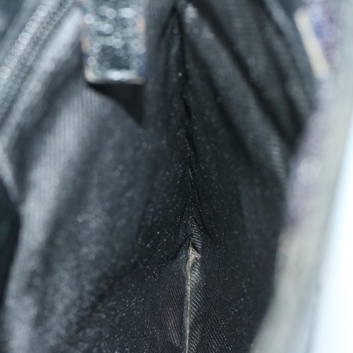 Gucci Vintage Flat Messenger Bag GG Canvas and Leather, BLACK, CANVAS, Crossbody bag