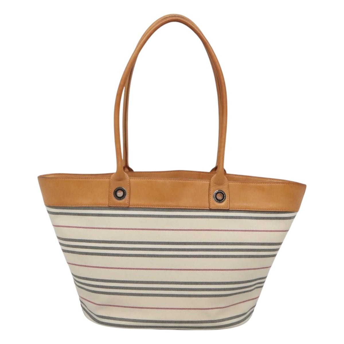 Burberry Nova check Shoulder bag Canvas, ECRU, CANVAS, Shoulder bag