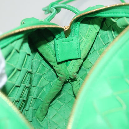 Bottega Veneta Loop Crossbody Bag Intrecciato Nappa, GREEN, LEATHER, Crossbody bag