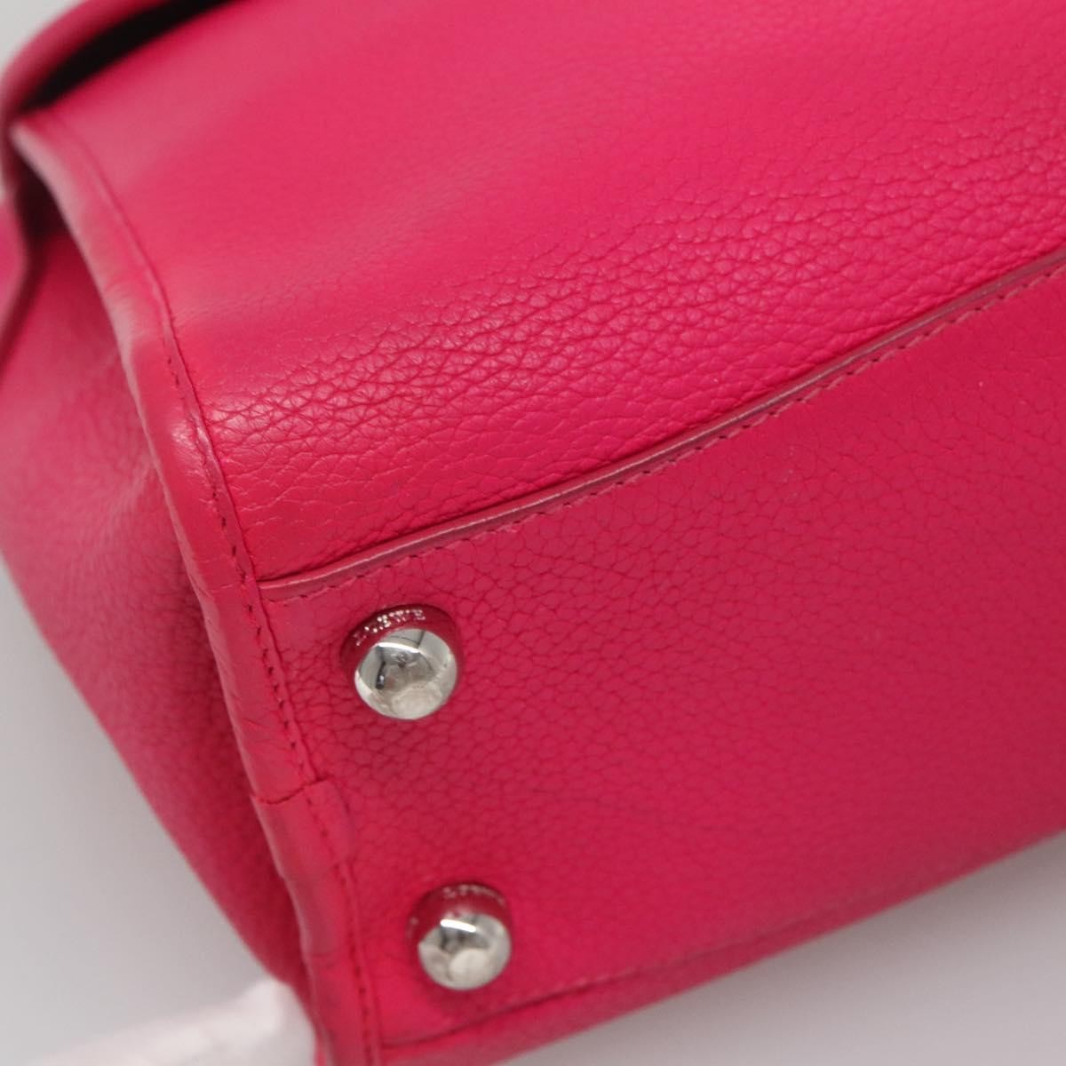 Loewe Alamo Handbag Leather, PINK, LEATHER, Handbag