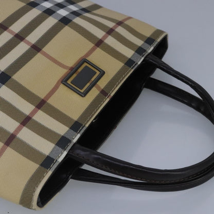 Burberry Nova Check Tote canvas check pattern, BEIGE, CANVAS, Handbag