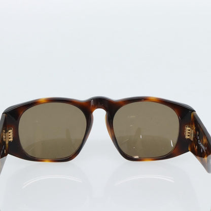 Chanel CC Logo Matelasse Sunglasses Eye Wear Plastic, Brown, Plastic, Sunglasses