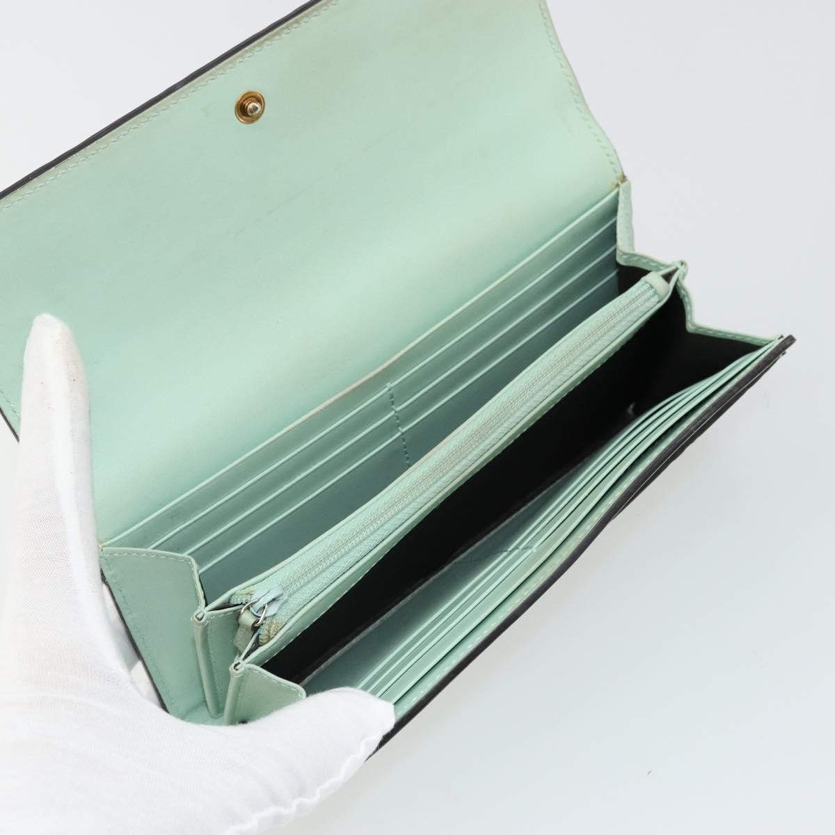 Gucci Guccissima Wallet Motif GG, Green, Leather, Wallet
