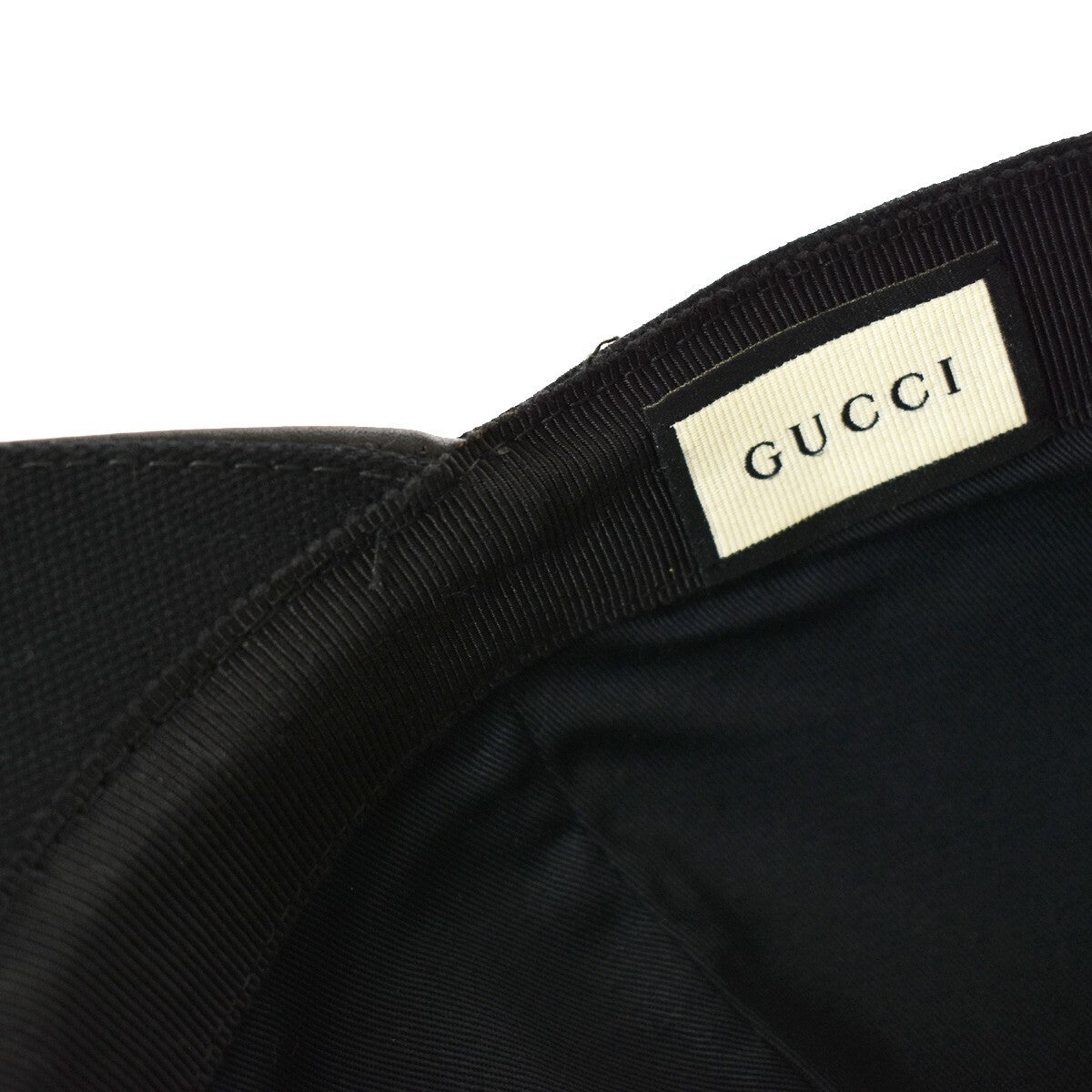Gucci Web Baseball Cap GG Canvas, BLACK, CANVAS, Head accessory