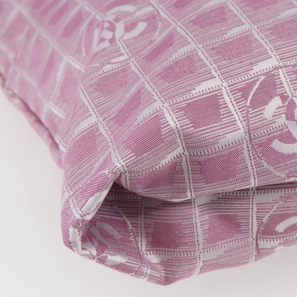 Chanel Travel Line Tote Nylon, PINK, NYLON, Tote bag