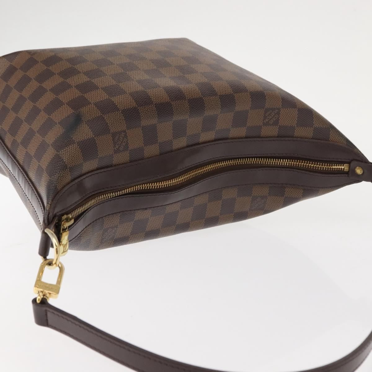 Louis Vuitton Illovo Handbag Damier, BROWN, CANVAS, Shoulder bag