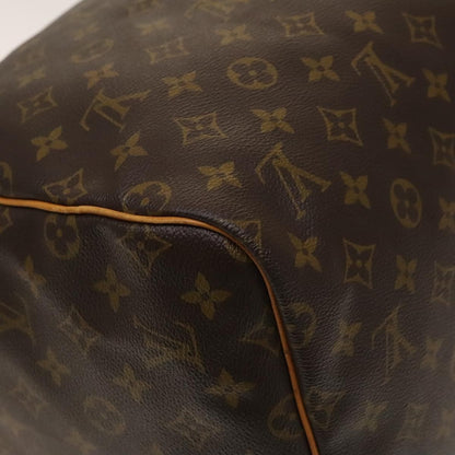 Louis Vuitton Keepall Bag Monogram Canvas, BROWN, CANVAS, Travel bag