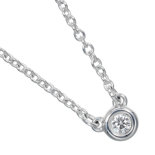 Tiffany & Co. Elsa Peretti Diamonds By The Yard Necklace Sterling silver with Diamond, SILVER, SILVER, Necklace