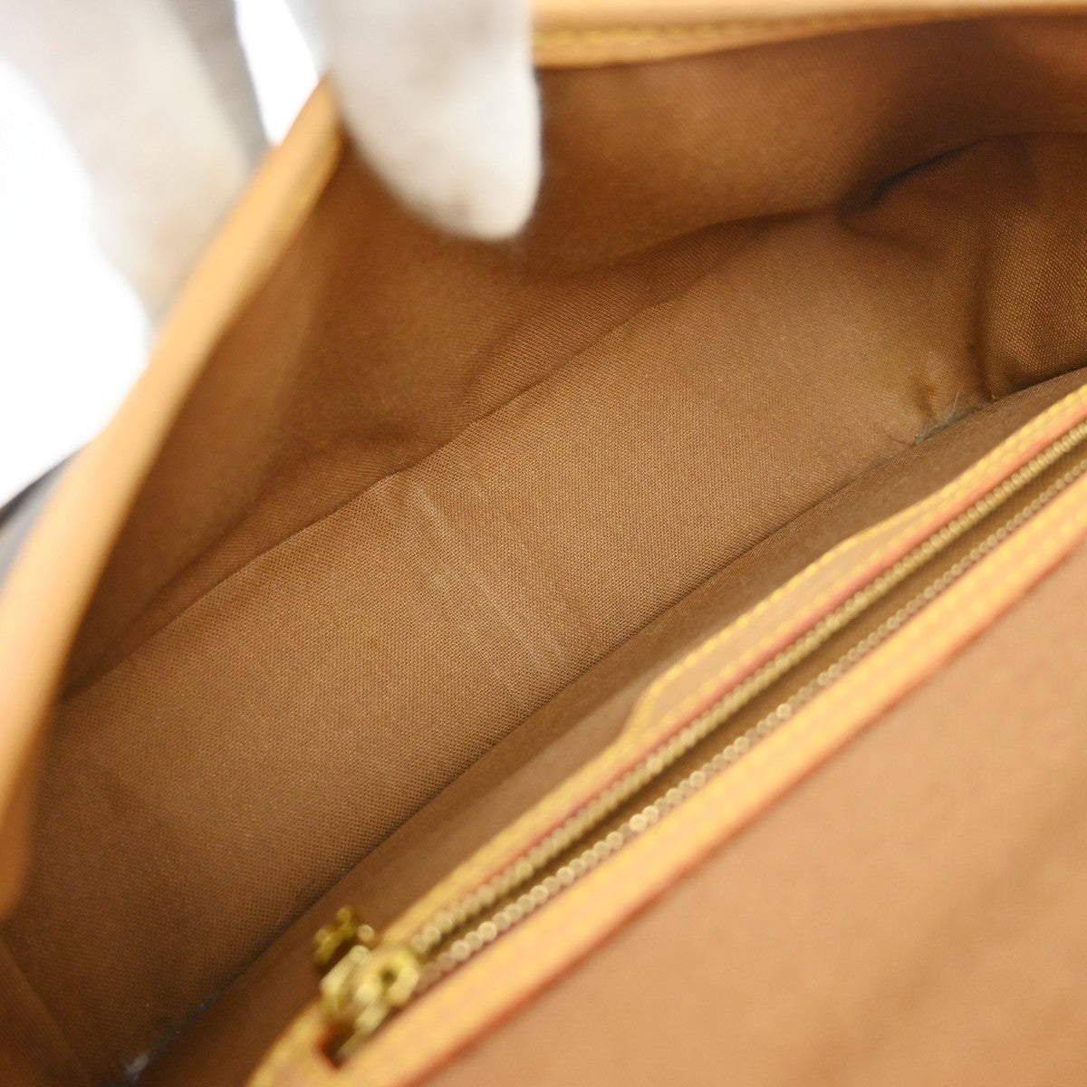 Louis Vuitton Sologne Handbag Monogram Canvas, Brown, Canvas, Shoulder Bag