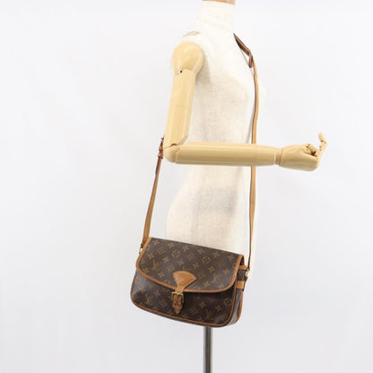 Louis Vuitton Sologne Handbag Monogram Canvas, BROWN, CANVAS, Shoulder bag