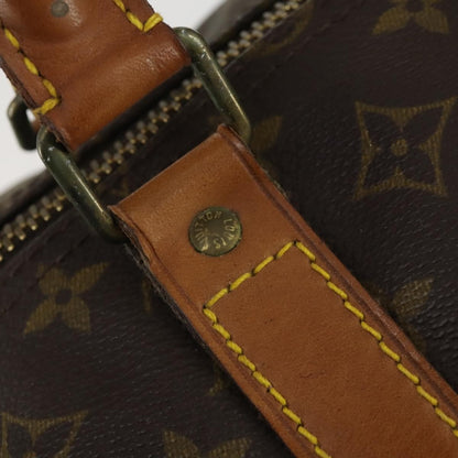 Louis Vuitton Keepall Bag Monogram Canvas, BROWN, CANVAS, Travel bag