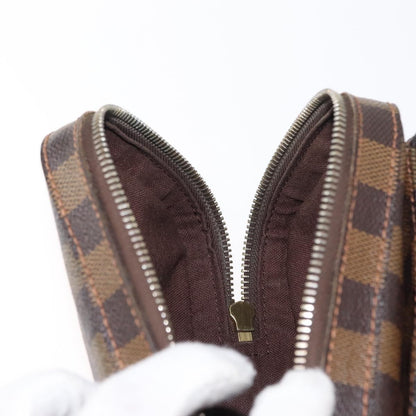 Louis Vuitton Geronimos Waist Bag Damier, BROWN, CANVAS, Shoulder bag