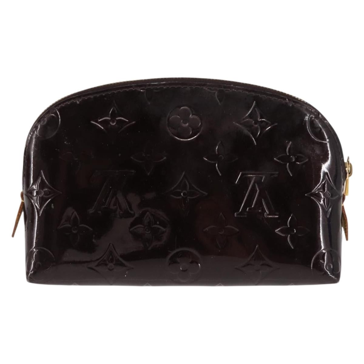 Louis Vuitton Cosmetic Pouch Monogram Vernis, PURPLE, PATENT_LEATHER, Clutche & pouche