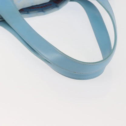Chanel Front Zip Travel Line Tote Nylon, BLUE, NYLON, Tote bag