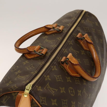 Louis Vuitton Speedy Handbag Monogram Canvas, BROWN, CANVAS, Handbag