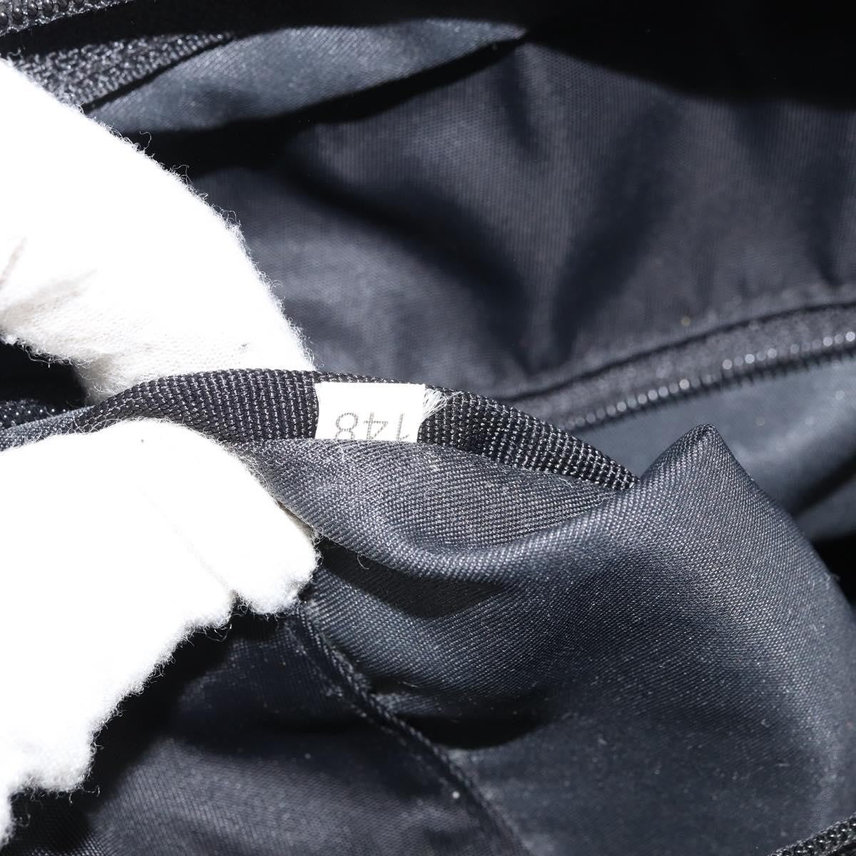 Prada Vintage Zip Tote Tessuto, BLACK, NYLON, Tote bag