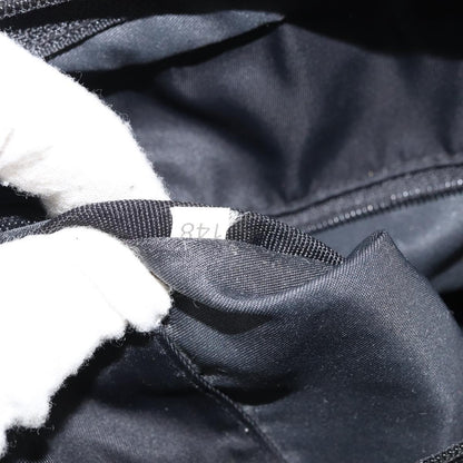 Prada Vintage Zip Tote Tessuto, BLACK, NYLON, Tote bag