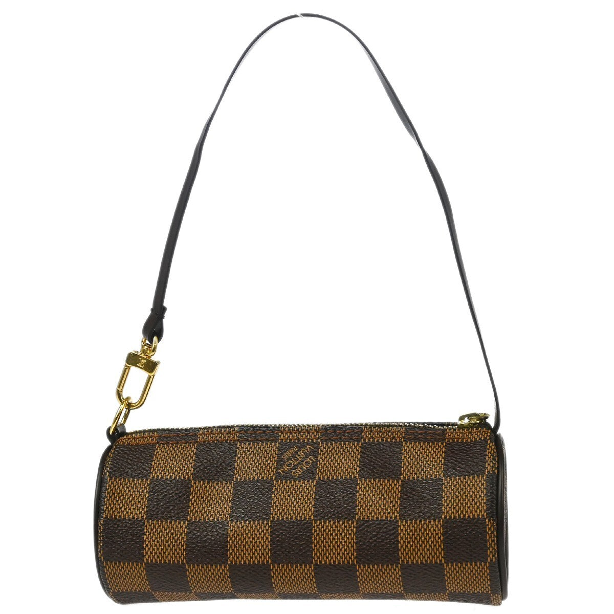 Louis Vuitton Papillon Pochette Damier, BROWN, CANVAS, Clutche & pouche