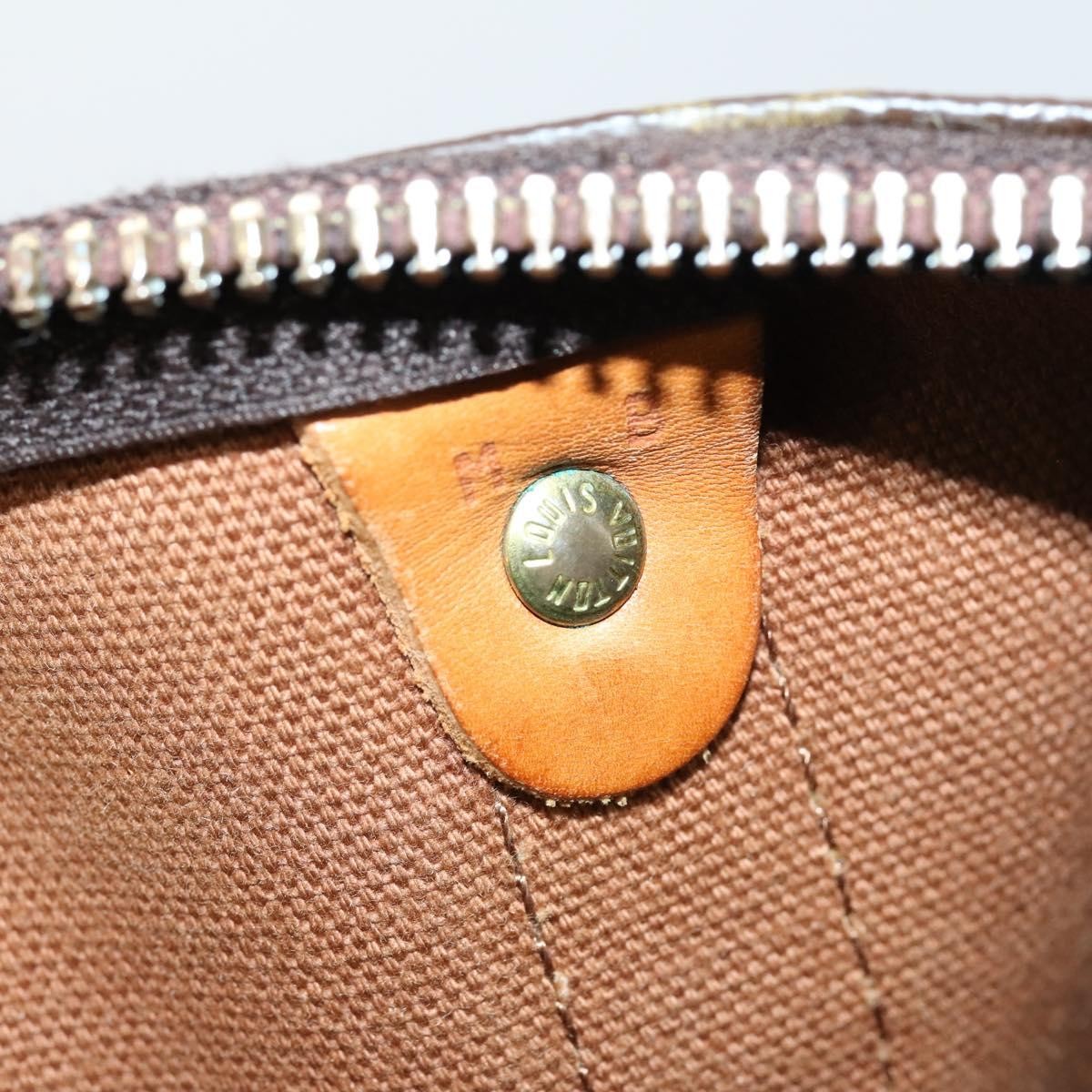 Louis Vuitton Keepall Bag Monogram Canvas, BROWN, CANVAS, Travel bag