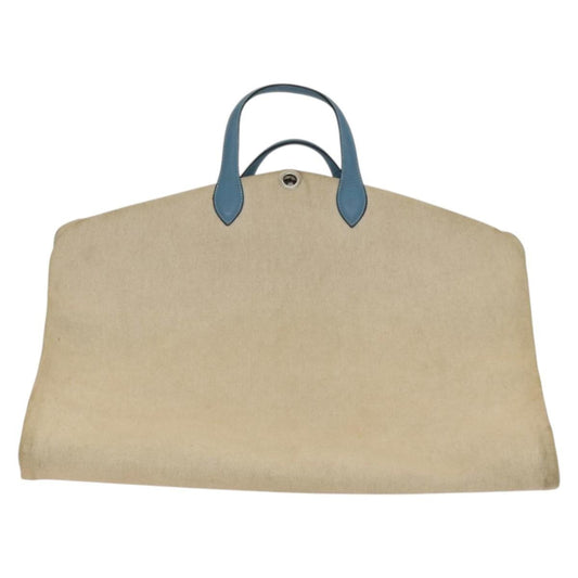 Hermes Garment Cover Toile, BEIGE, CANVAS, Tote bag