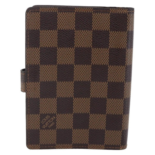 Louis Vuitton Agenda Cover Damier Azur, BROWN, CANVAS, Toiletry Case