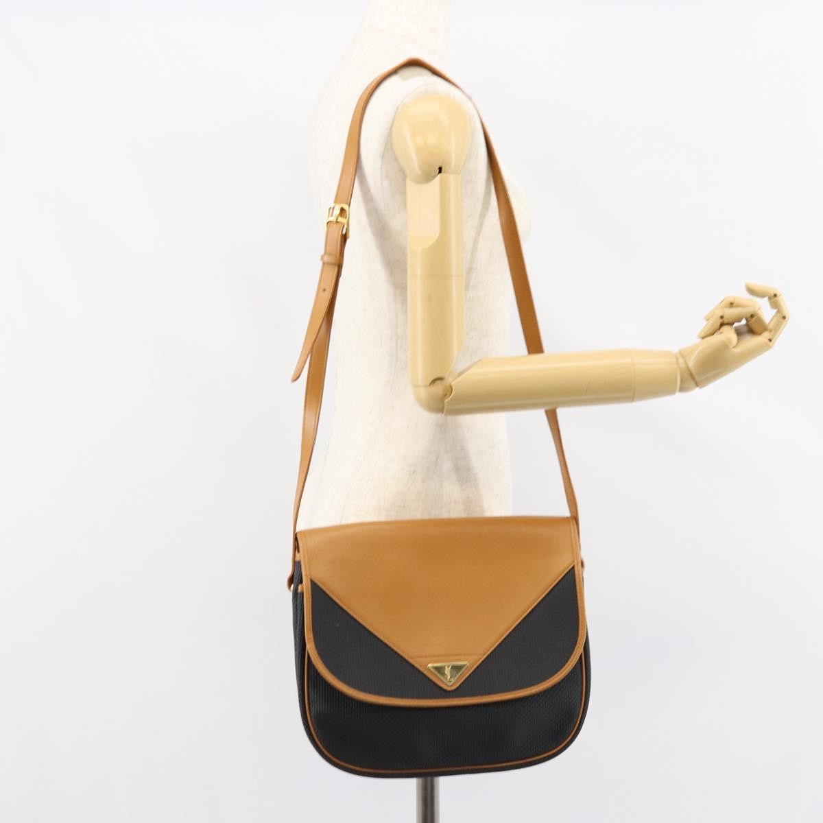 Saint Laurent Vintage Shoulder Bag Leather, BEIGE, LEATHER, Shoulder bag