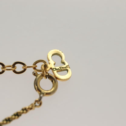 Christian Dior CD Pendant Necklace Metal, GOLD, METAL, Necklace