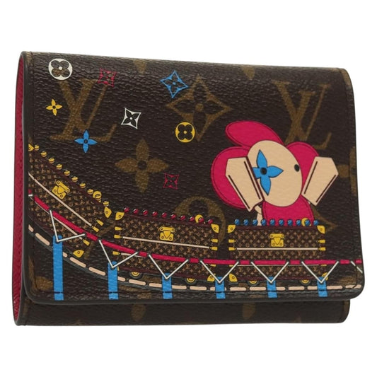 Louis Vuitton Victorine wallet Monogram Vivienne Japan Garden, BROWN, CANVAS, Wallets