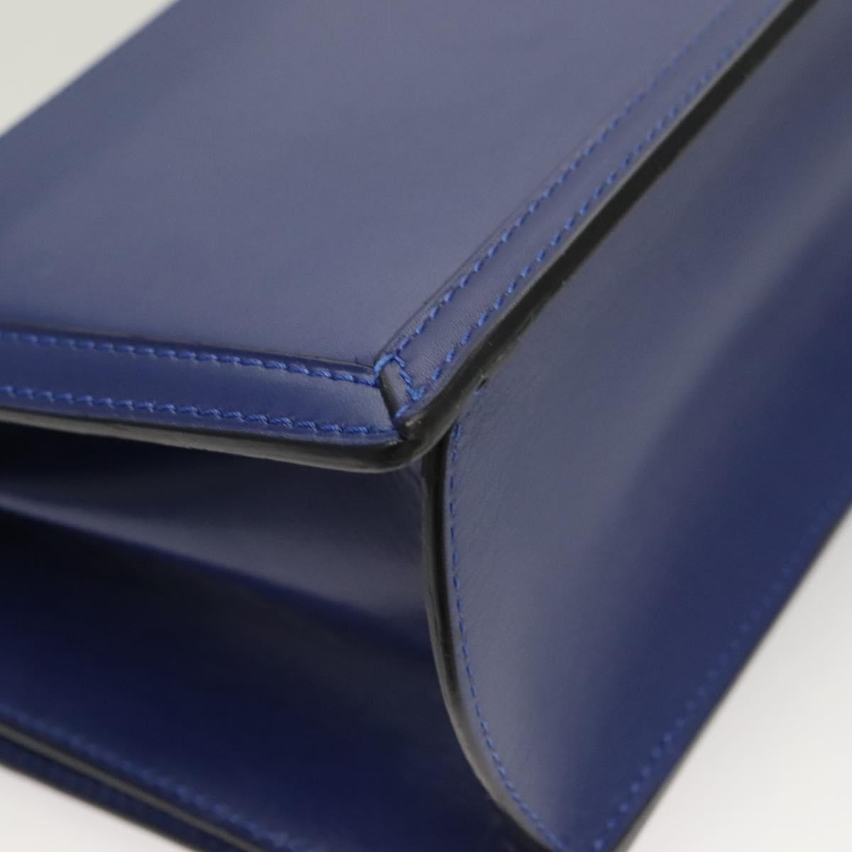 Loewe Barcelona Shoulder Bag Leather, Blue, Leather, Shoulder Bag